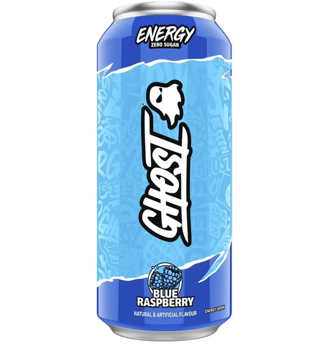 GHOST ENERGY ZERO BLUE RASPBERRY TLK (UK) 500 ML
