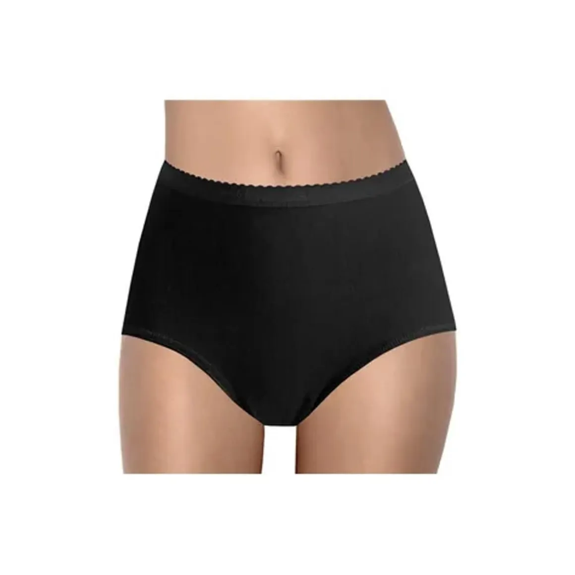 GILL NAISTEN BRIEF MIDI ALUSHOUSUT MUSTA 44