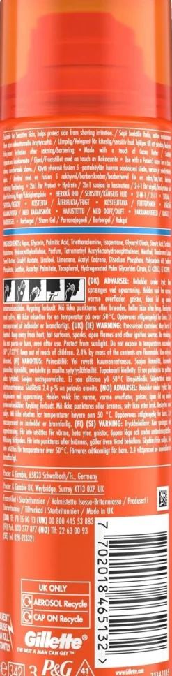 GILLETTE FUSION HYD PARRANAJOGEELI 200 ML