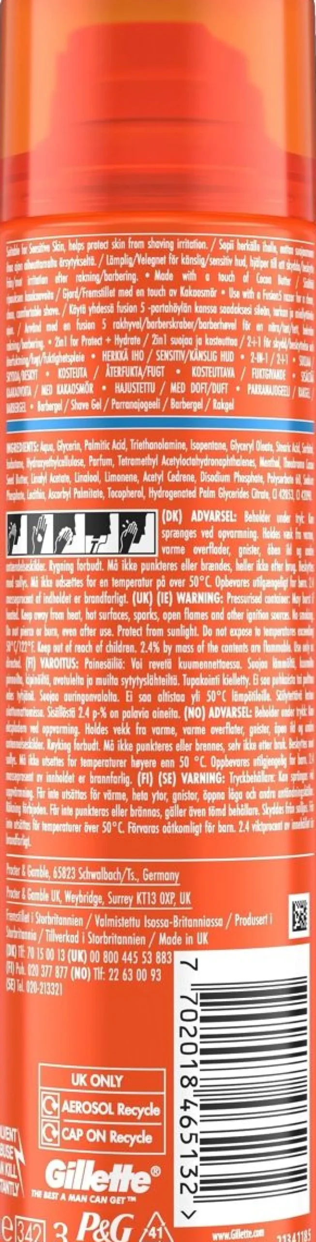 GILLETTE FUSION HYD PARRANAJOGEELI 200 ML
