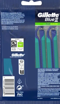 GILLETTE BLUE II PLUS SLALOM VARSITER/10 10 KPL