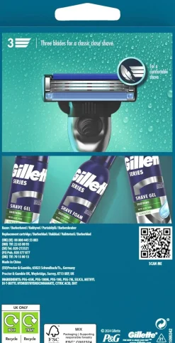 GILLETTE MACH 3 BASE PARTAHÖYLÄ - 1 VAIHTOTERÄ