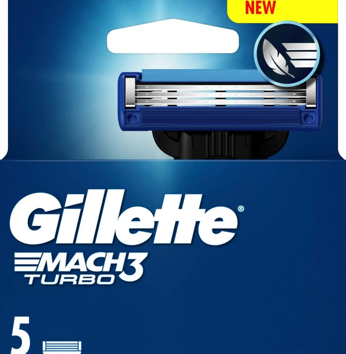 GILLETTE MACH3 TURBO 5 KPL TERÄPAKKAUS 5 KPL