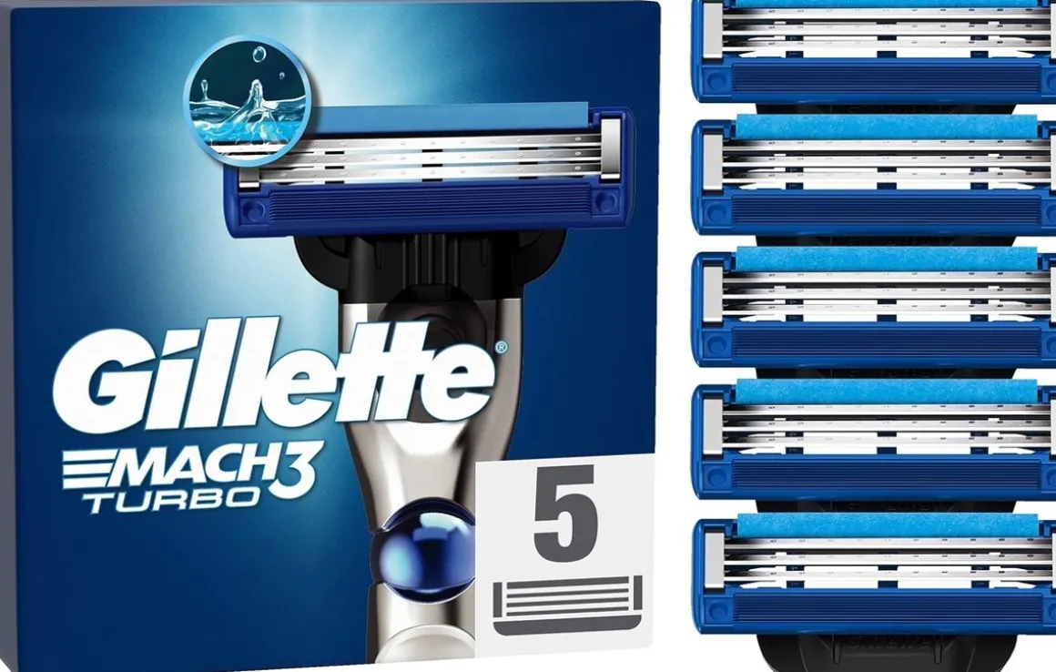 GILLETTE MACH3 TURBO 5 KPL TERÄPAKKAUS 5 KPL