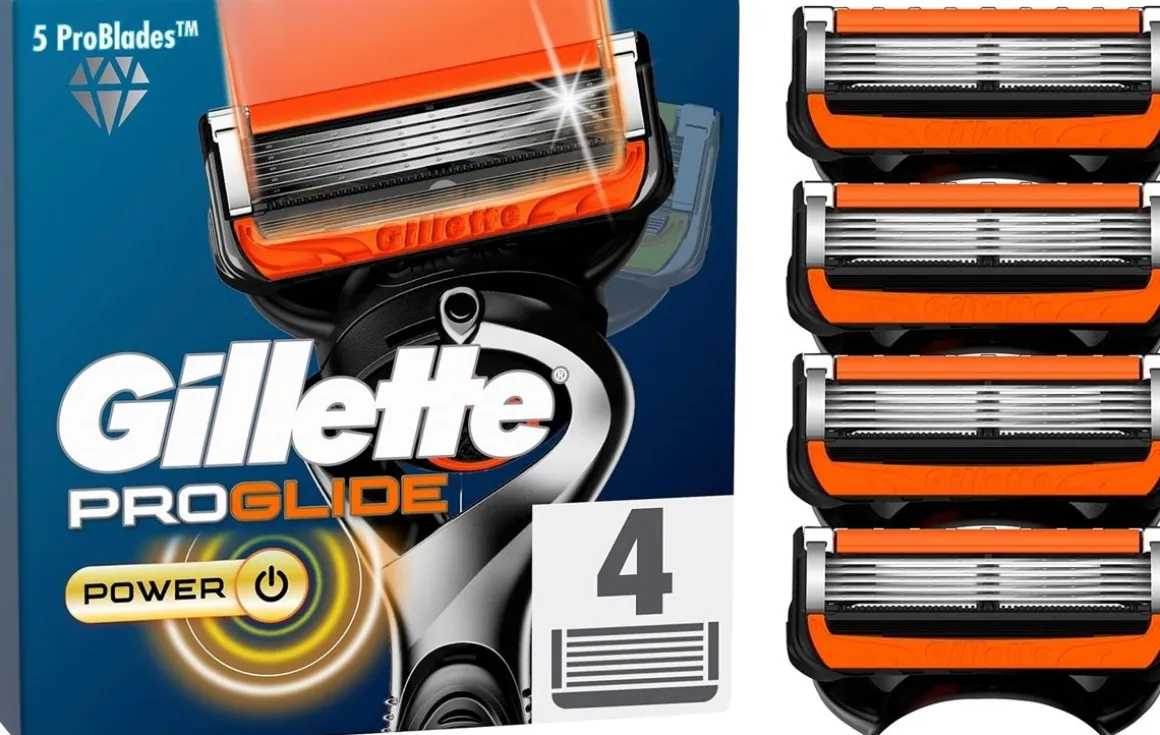 GILLETTE PROGLIDE POWER TERÄPAKKAUS/4 4 KPL