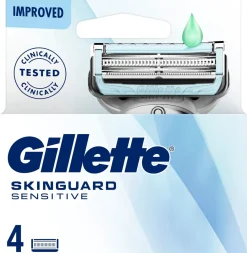 GILLETTE SKINGUARD SENSITIVE TERÄPAKKAUS 4KPL 4 KPL