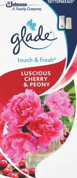 GLADE TOUCH&FRESH LUSCIOUS PEONY&CHERRY REFILL 10 ML