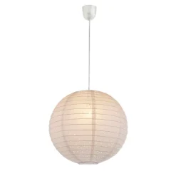 GLOBO RIIPPUVALAISIN VARYS 50 CM VALKOINEN