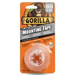 GORILLA KIINNITYSTEIPPI 25,4MM X 1,52M KAKSIPUOLINEN