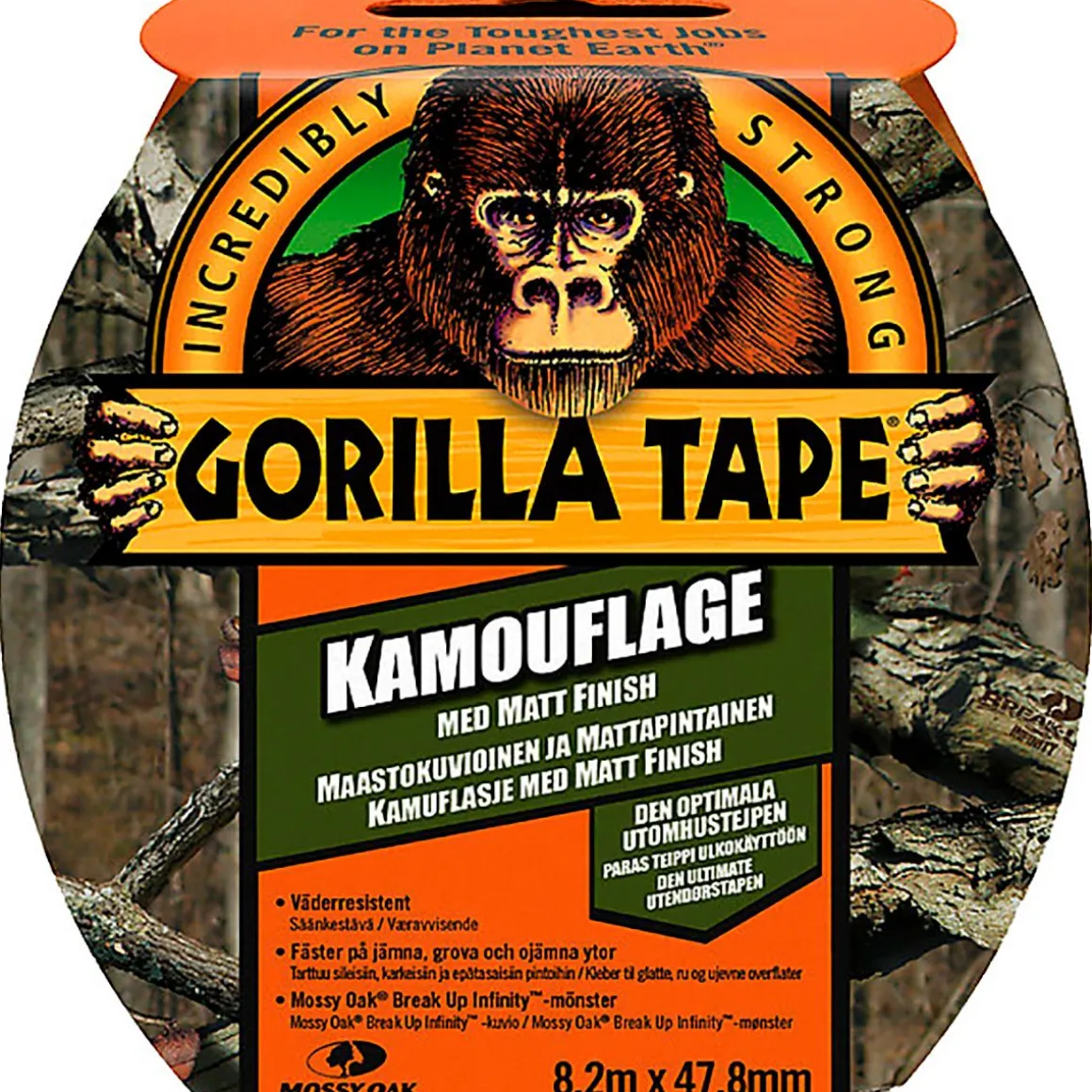 GORILLA TAPE CAMO TEIPPI MAASTOKUVIO 8,2 M