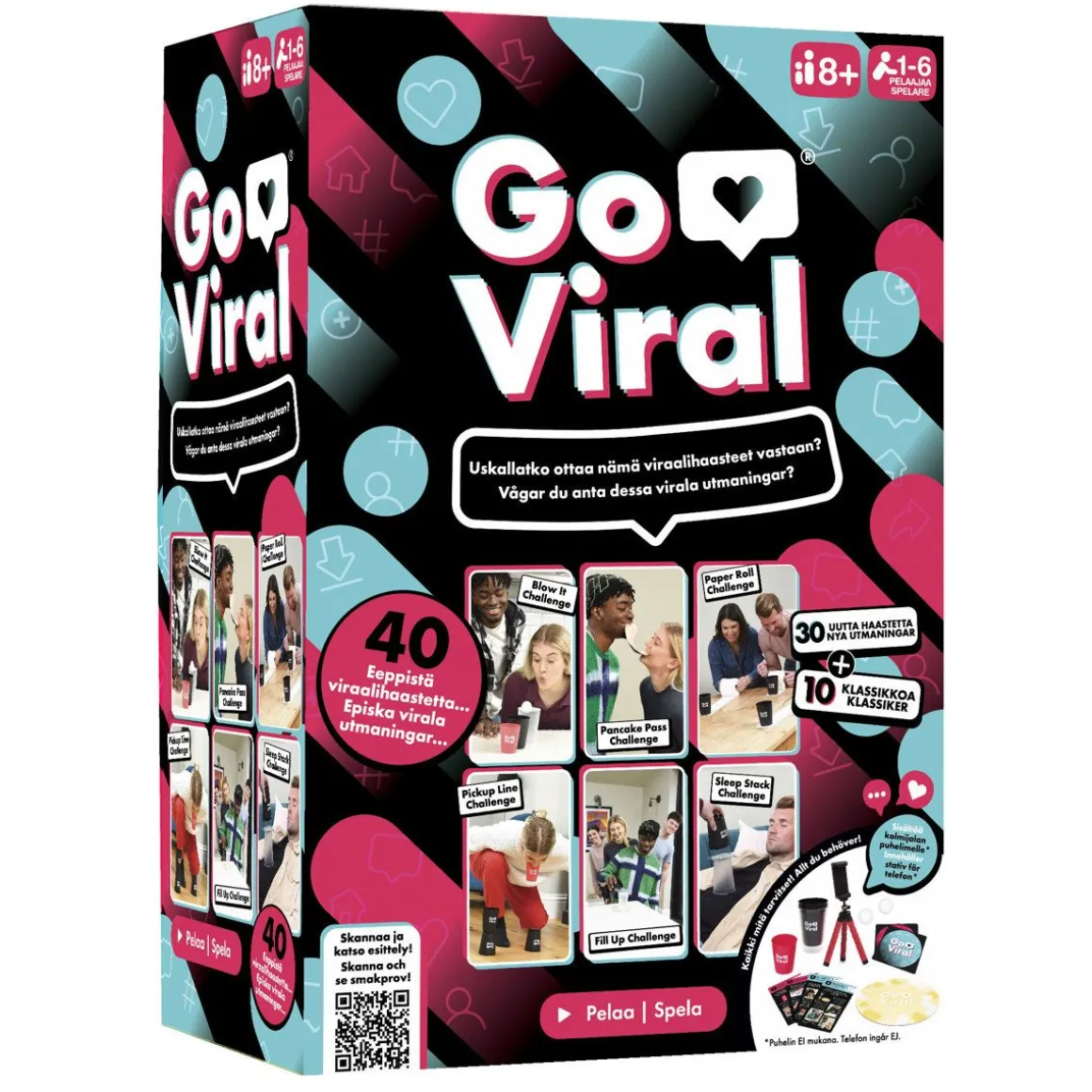GO VIRAL 40 EPIC CHALLENGES PARTYPELI
