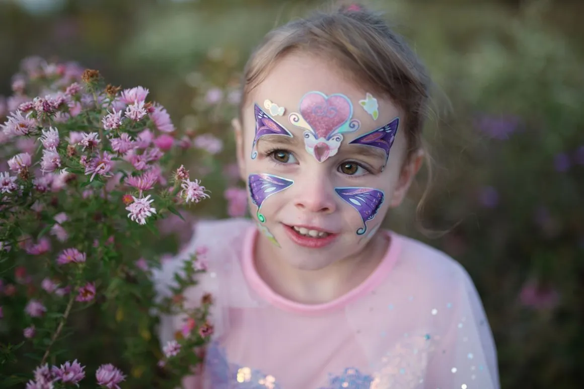 GP BUTTERFLY FAIRIY FACE STICKERS