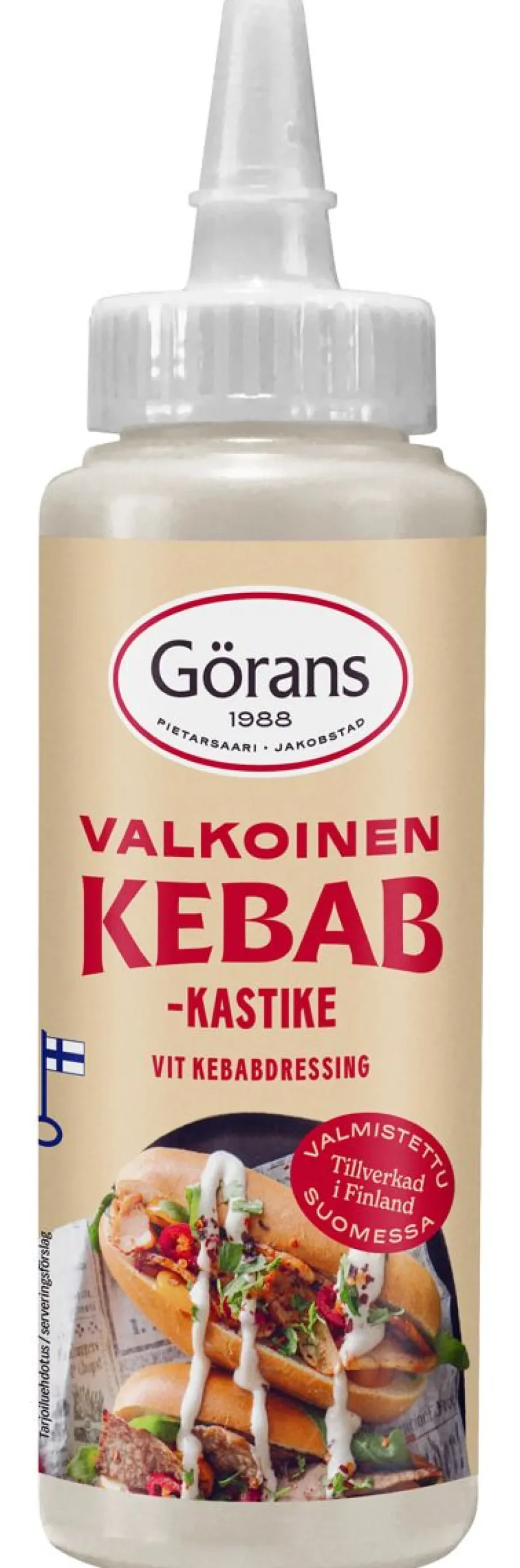 GÖRANS VALKOINEN KEBABKASTIKE 250 ML