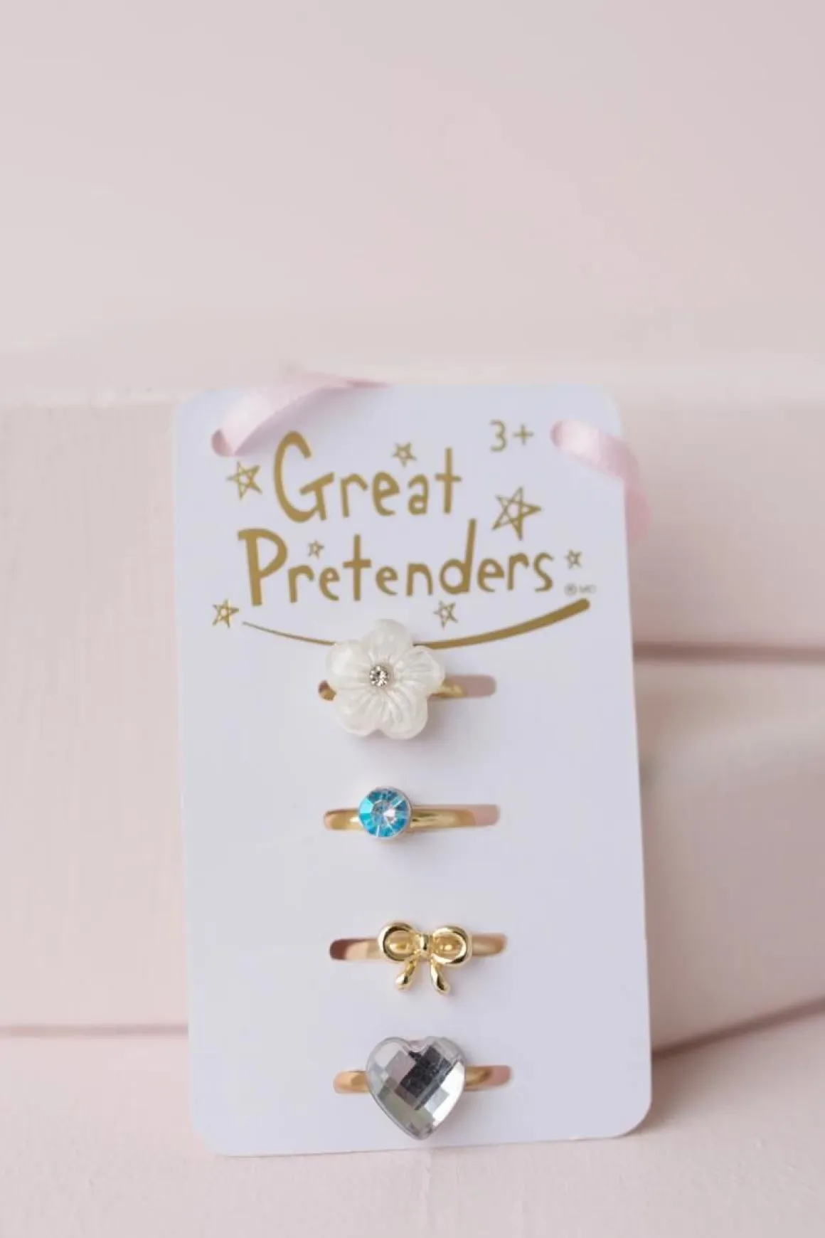 GREAT PRETENDERS BOUTIQUE SASSY RINGS, 4 PCS