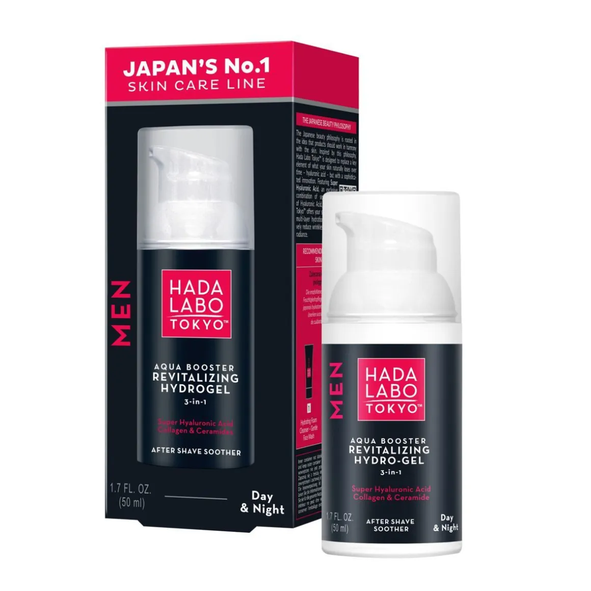 HADA LABO TOKYO MEN AQUA BOOSTER REVITALIZING HYDROGEL 50 ML
