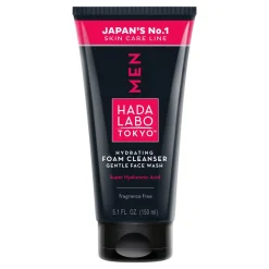 HADA LABO TOKYO MEN HYDRATING FOAM CLEANSER GENTLE FACE WASH 150 ML