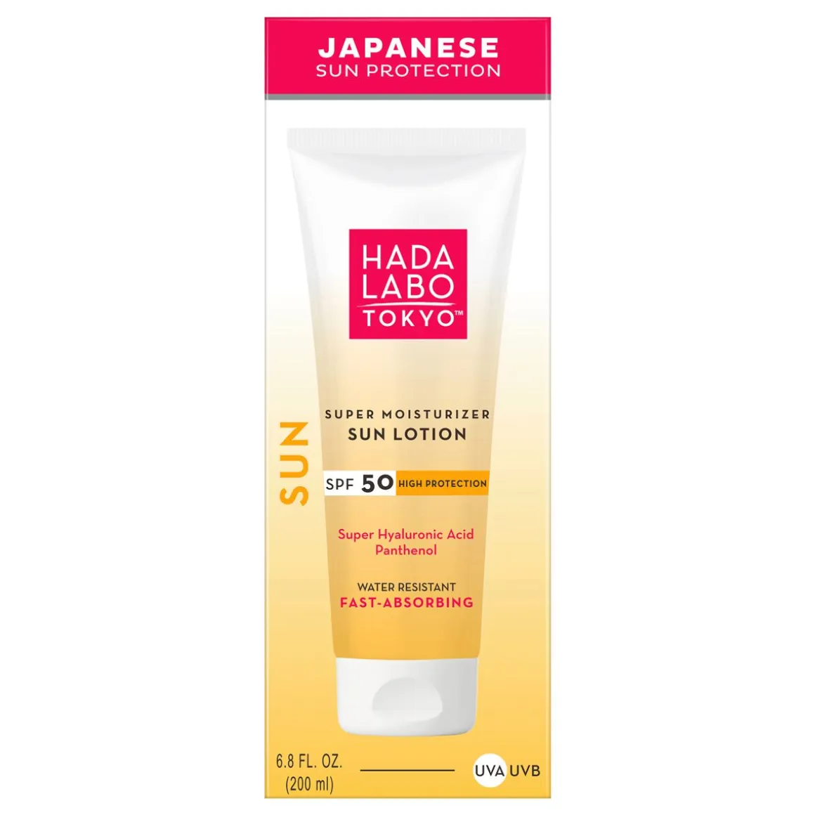 HADA LABO TOKYO SUPER MOISTURIZER SUN LOTION SPF 50 200 ML