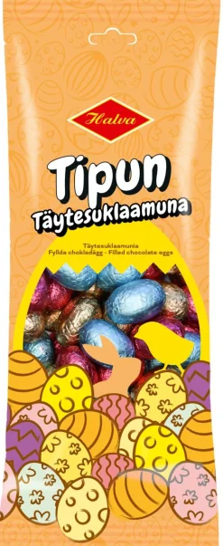 HALVA, TIPUN TÄYTESUKLAAMUNAT 360 G