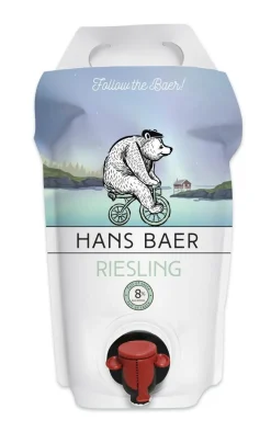 HANS BAER RIESLING 8% HANAPAKKAUS 1,5 L
