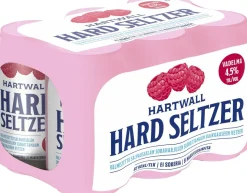 HARTWALL HARD SELTZER 4,5% VADELMA 0,33 TLK 6-PACK 1,98 L