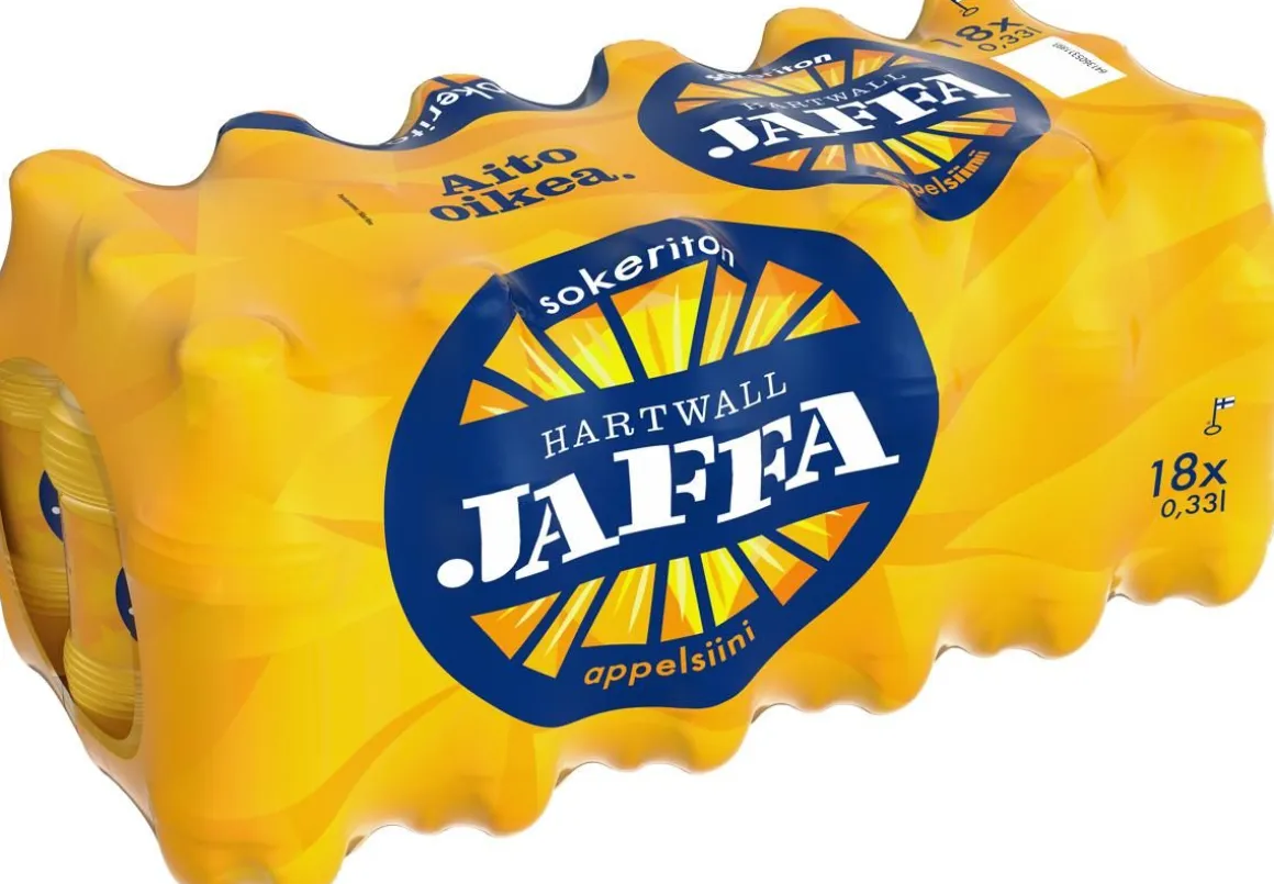 HARTWALL JAFFA APPELSIINI SOKERITON 0,33 KMP 18-PACK 5,94 L