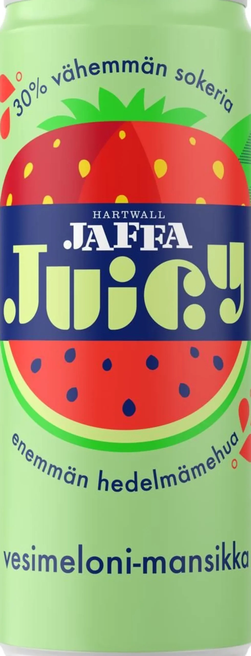 HARTWALL JAFFA JUICY VESIMELONI-MANSIKKA TLK 330 ML