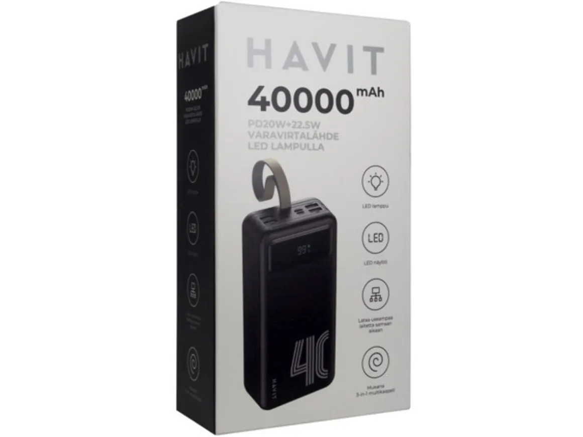 HAVIT VARAVIRTA PB70 40000MAH