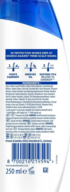 HEAD&SHOULDERS CITRUS FRESH SHAMPOO 250 ML