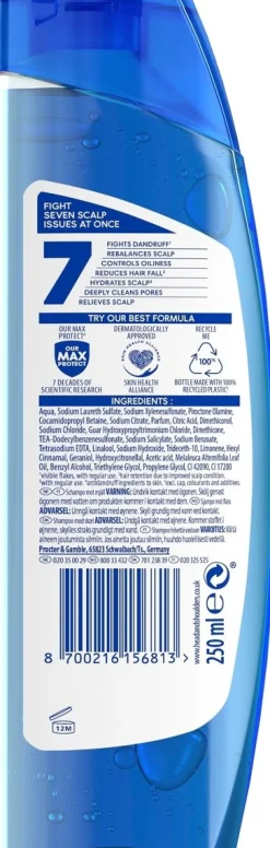HEAD&SHOULDERS PRO-EXPERT 7 PERSISTENT DANDURFF SHAMPOO 250 ML