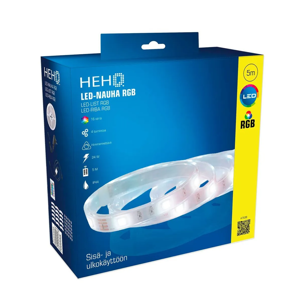 HEHQ LED VALONAUHA RGB 5M 24W 12V