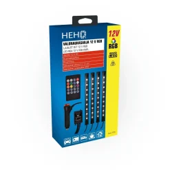 HEHQ LED VALONAUHASARJA 4-OS MUSIC RGB