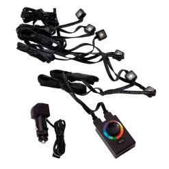 HEHQ LED VALONAUHASARJA 6-OS RGB 12V