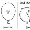 HELIUM KOTIPAKKAUS ILMAPALLOJEN TÄYTTÖÖN M