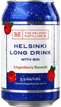HELSINKI LONG DRINK GIN 5,5% LINGONBERRY TLK 330 ML