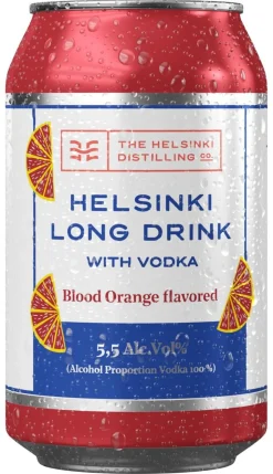 HELSINKI LONG DRINK 5,5% VODKA-BLOOD ORANGE TLK 330 ML