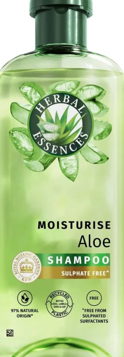 HERBAL ESSENCES MOISTURISE ALOE SHAMPOO 350 ML