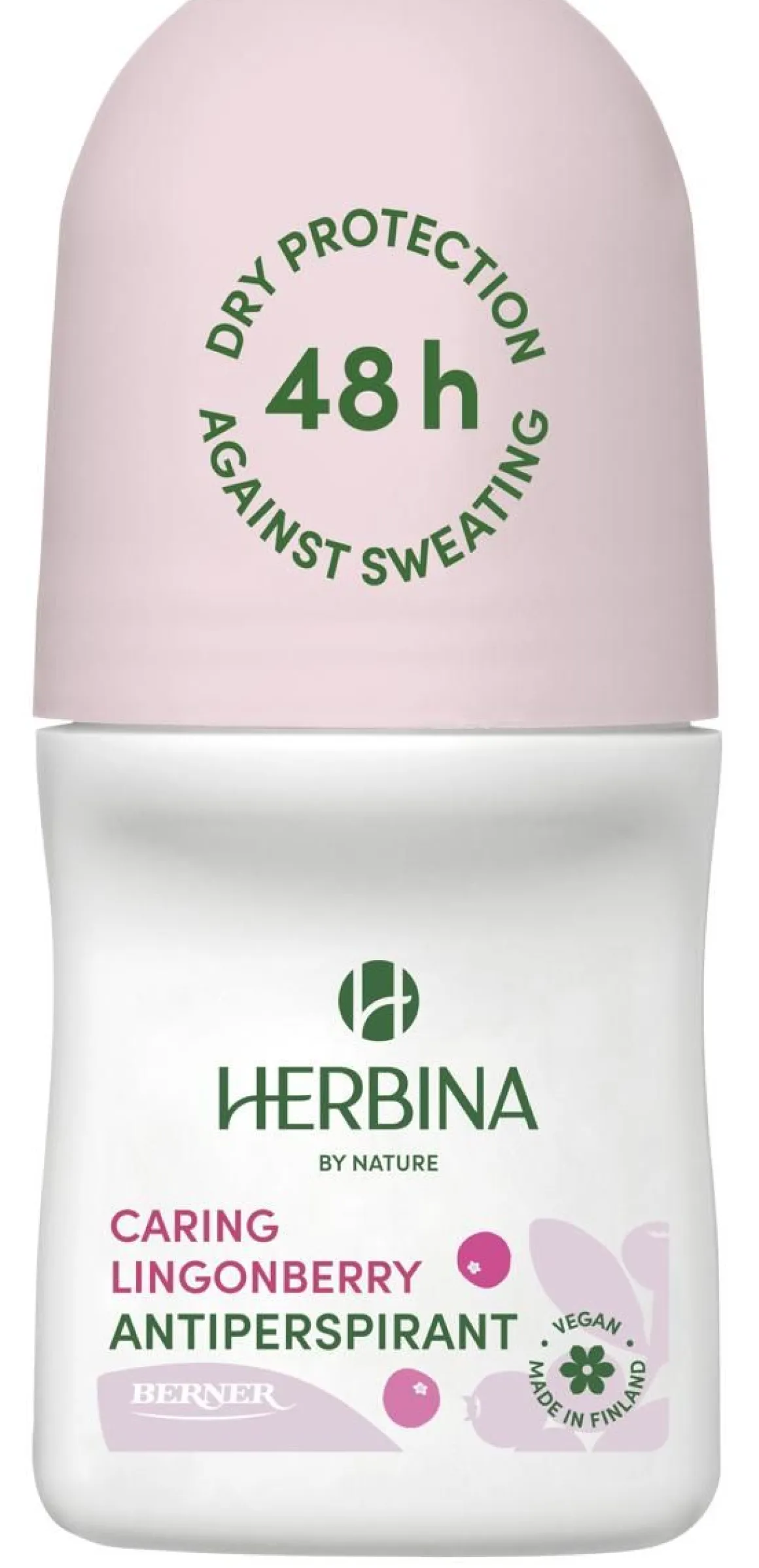 HERBINA ANTIPERSPIRANTTI CARING LINGONBERRY 50 ML