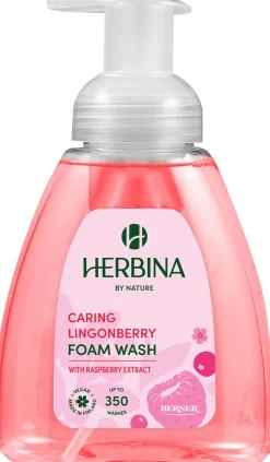 HERBINA VAAHTOSAIPPUA CARING LINGONBERRY 300 ML
