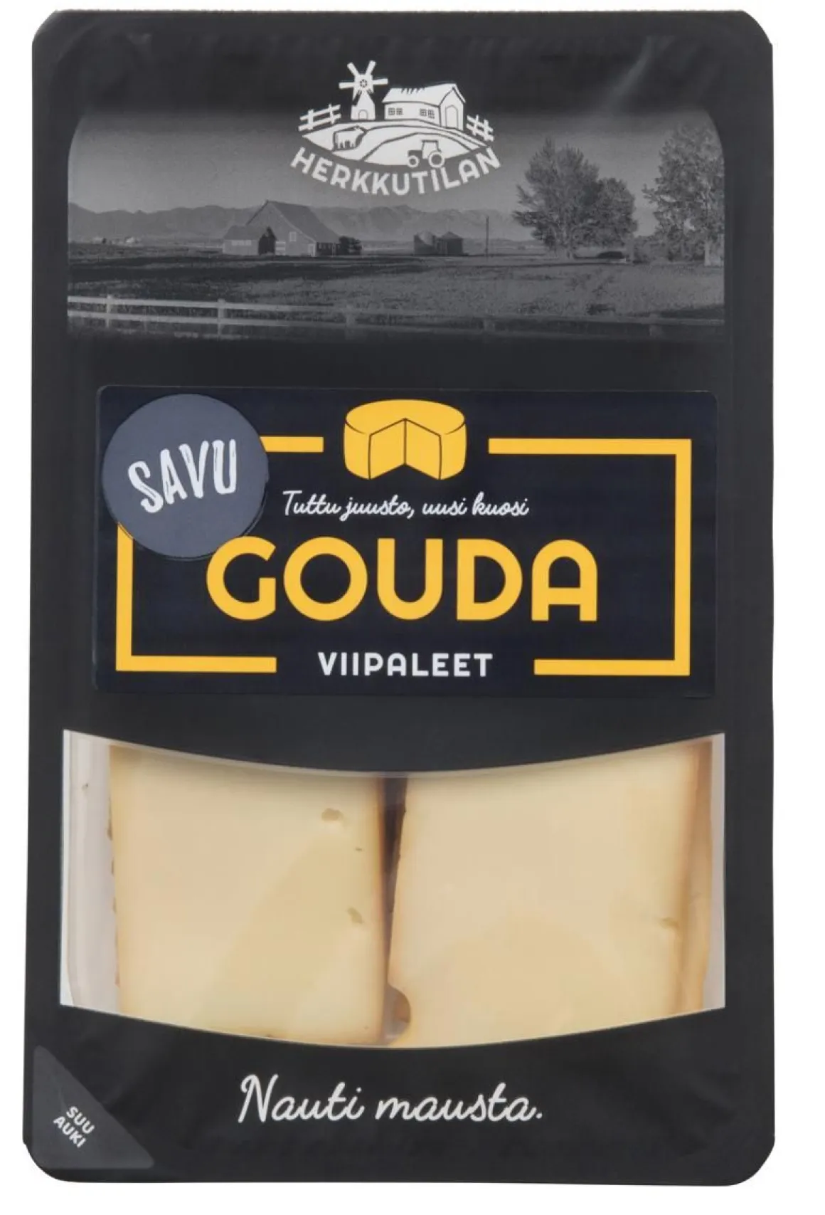 HERKKUTILAN SAVU GOUDA VIIPALOITU 200 G
