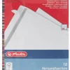 HERLITZ KIRJEKUORI C4 10 KPL TARRASULJENTA 90 G VALKOINEN HERLI