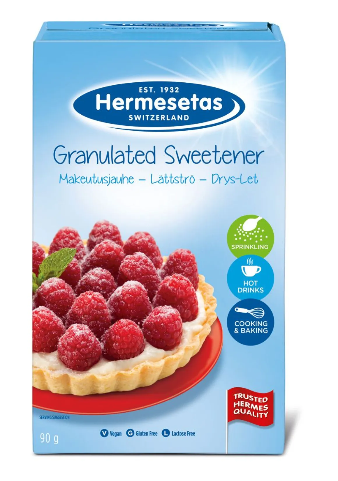 HERMESETAS MAKEUTUSJAUHE TÄYTTÖPS 90 G