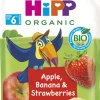 HIPP HIPPIS 6KK OMENA-BANAANI- MANSIKKA LUOMU 100 G