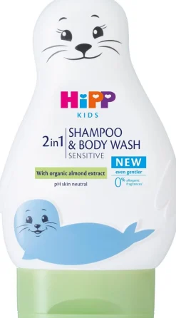 HIPP KIDS 2IN1 SHAMPOO&SUIHKUSAIPPUA HELLÄVARAINEN