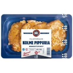 HK VILJAPORSAAN MINUUTTIPIHVI KOLME PIPPURIA 350 G