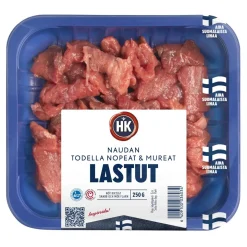 HK NAUDAN TODELLA NOPEAT & MUREAT LASTUT MAUSTAMATON 250 G