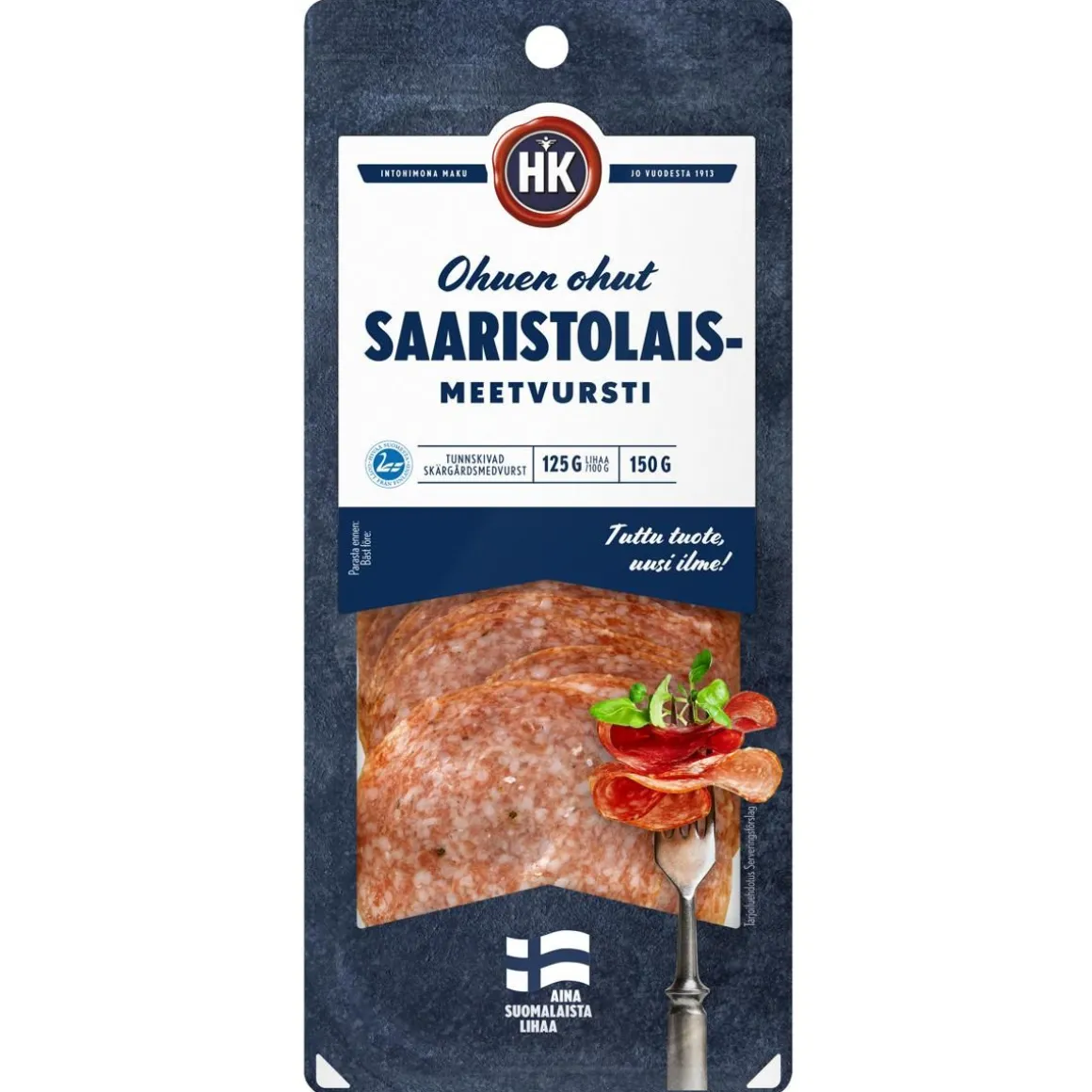 HK O&O SAARISTOLAISMEETVURSTI 150 G