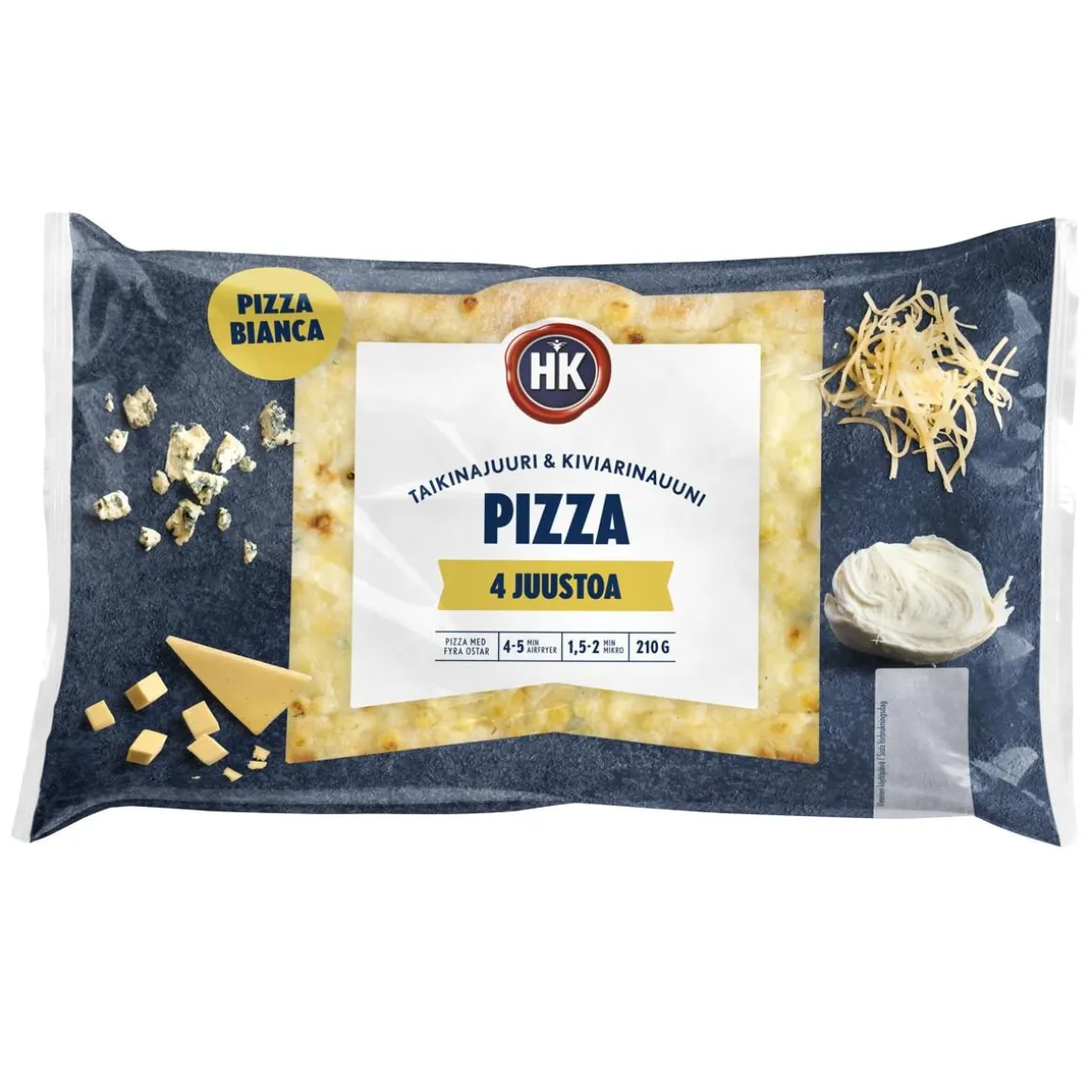 HK PIZZA NELJÄ JUUSTOA 210 G