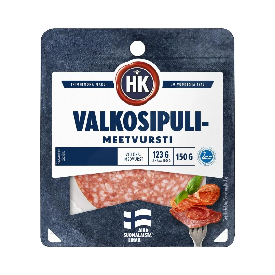 HK VALKOSIPULI MEETVURSTI 150 G