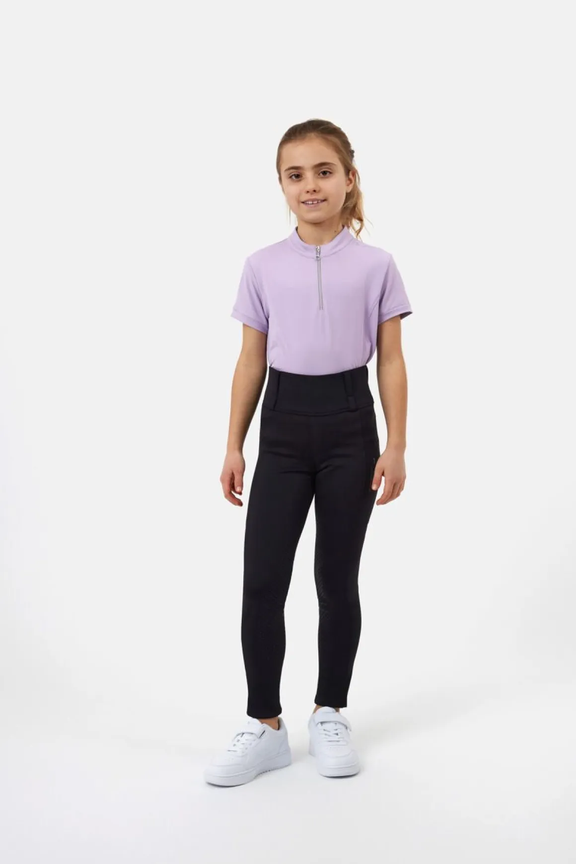 HORZE YOUNG RIDER ANYA RATSASTUSHOUSUT 158-164 CM MUSTA