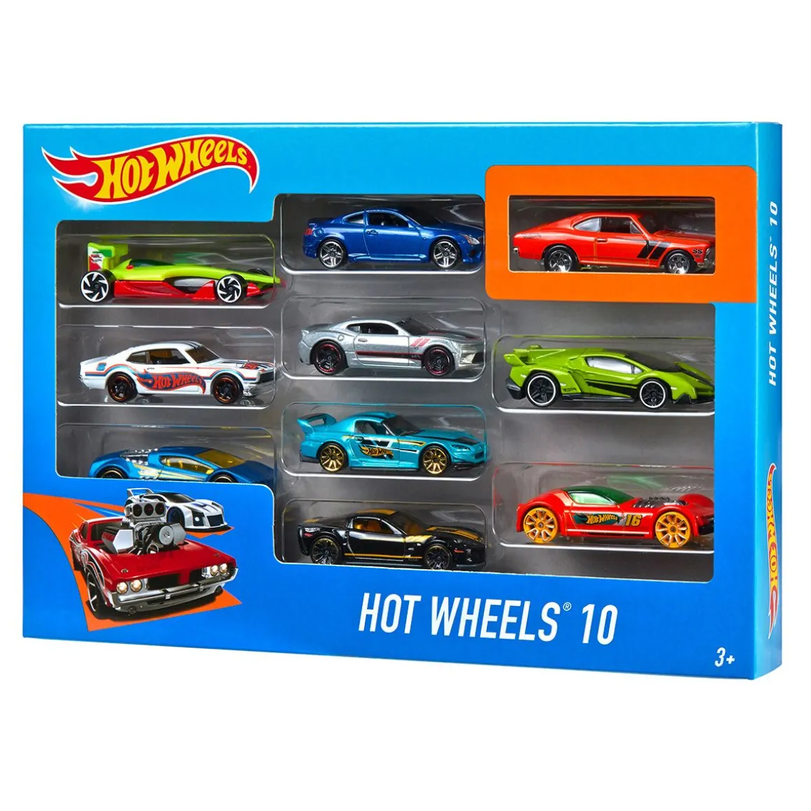 HOT WHEELS BASIC AUTO 10 PACK